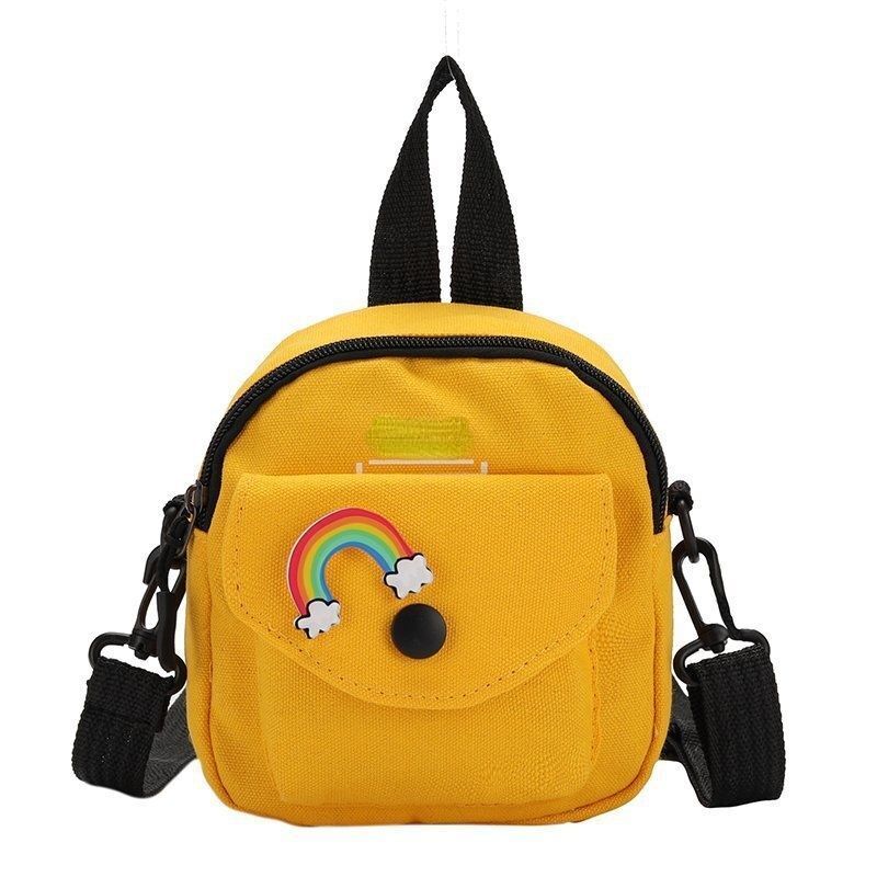 Shoulder Bag Pure Color Tote Outdoor Bag Canvas Handbag Zipper Messenger Bags