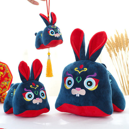 Rabbit Year Spring Festival Cute Doll Zodiac Plush Toy Chinese Traditional Gifts