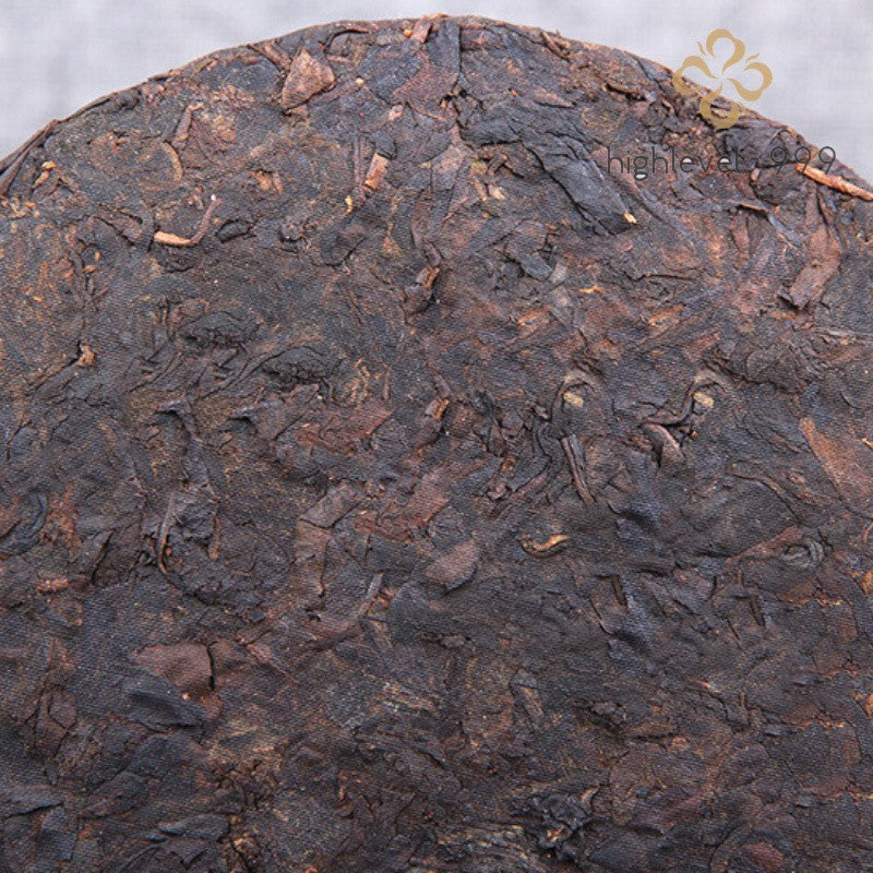 357g Ripe Pu'er Yunnan 2009 Menghai Bangpen Brown Mountain Aged Tree Tea Cake