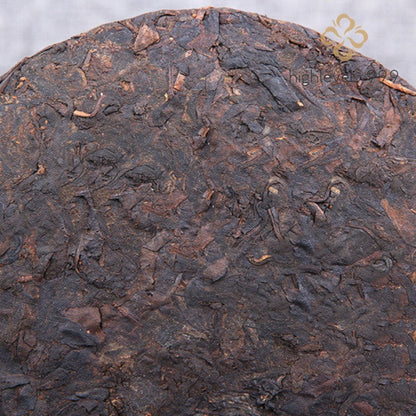 357g Ripe Pu'er Yunnan 2009 Menghai Bangpen Brown Mountain Aged Tree Tea Cake