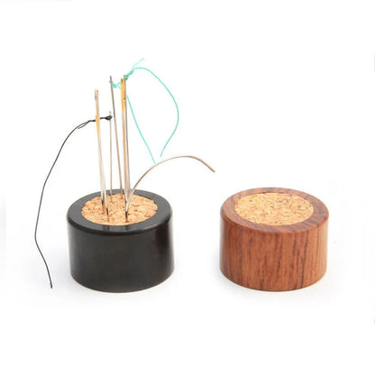 Leather Punch Tool Storage Wood Sewing Needle DIY Leathercraft Organizer 30x48mm