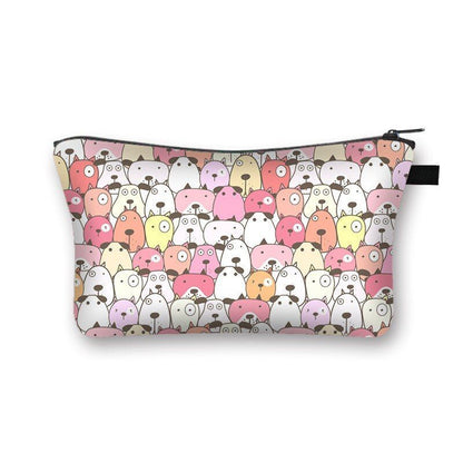 Cosmetic Bag Cartoon Toiletries Purse Small Clutch Makeup Handbag 13*15*21CM 1PC