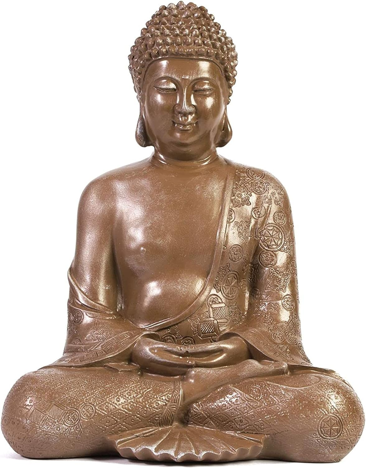 Decorative Meditating Buddha Statue Made of Resin Home Decor Durable Gift