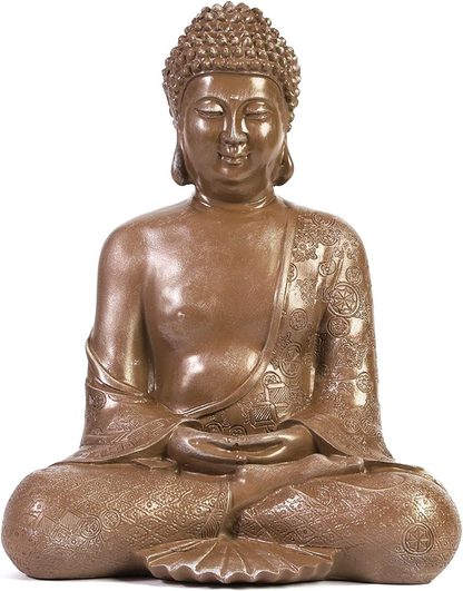 Decorative Meditating Buddha Statue Made of Resin Home Decor Durable Gift