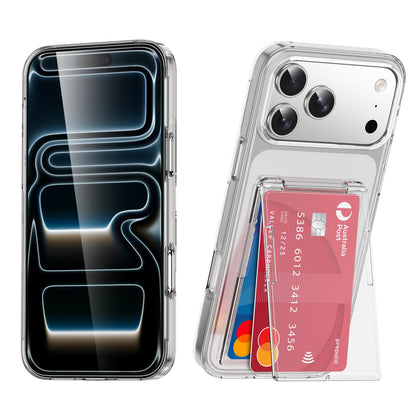 iPhone17 mobile phone case card bag skin frosted 16ProMax anti-fall cover