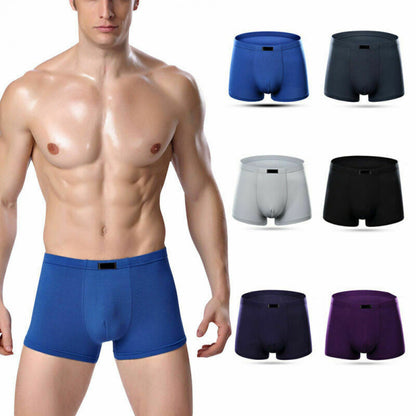 Sexy Men's Soft Underwear Boxer Briefs Shorts Bamboo Fiber W/ Briefs V7E2 Hot.