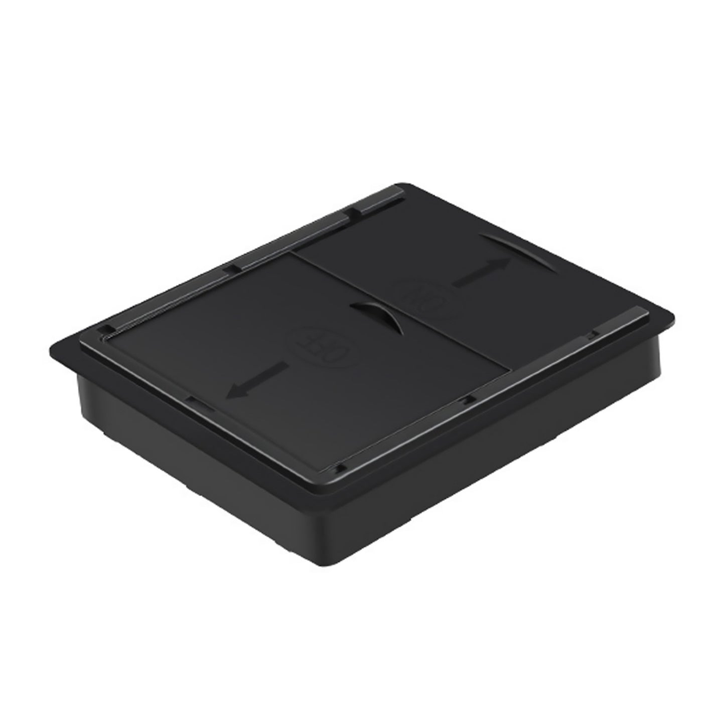 Black Car Center Plastic Storage Box Case For Tesla Model Y/Model 3 2021-2023