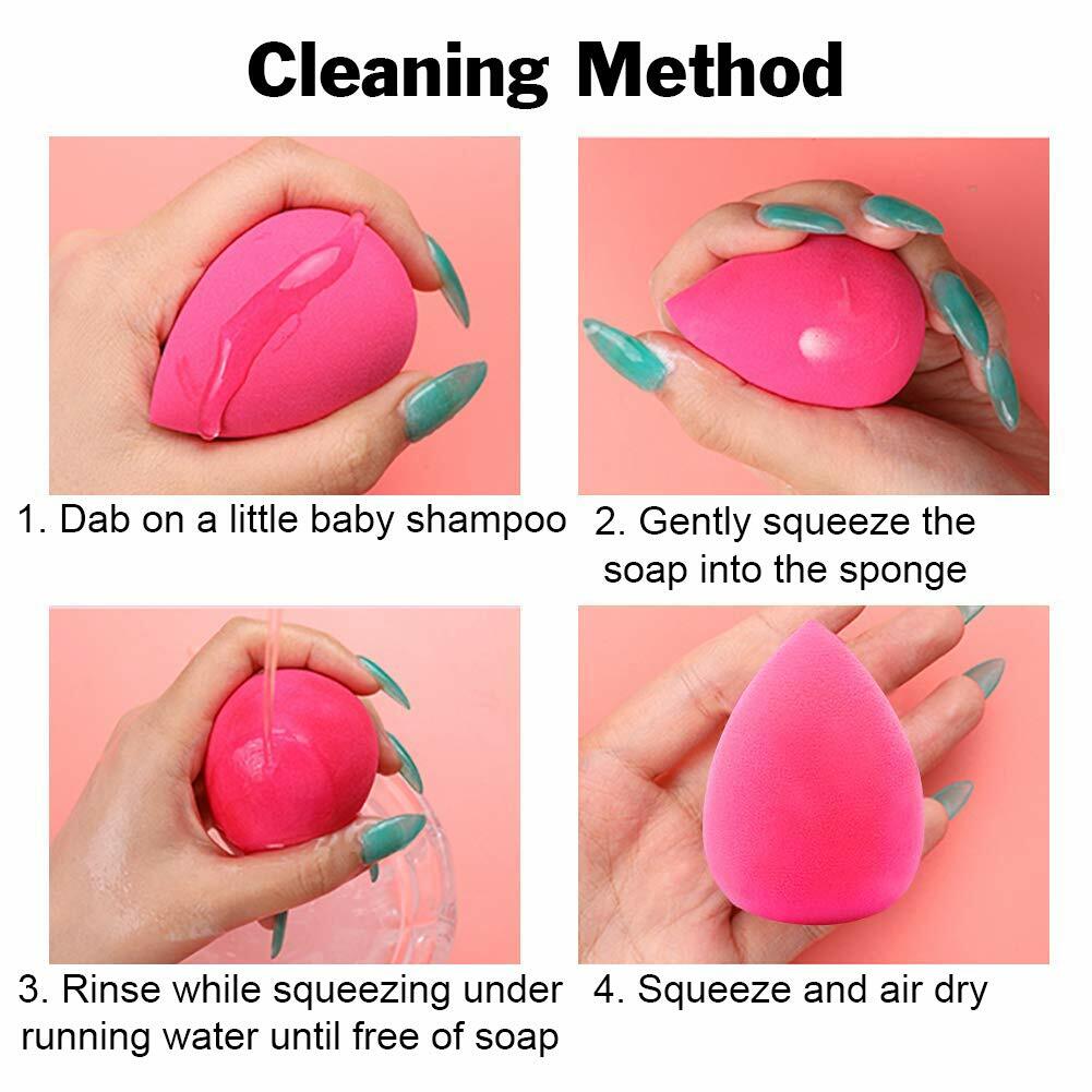 5 Pack of Foundation Blending Makeup Sponges