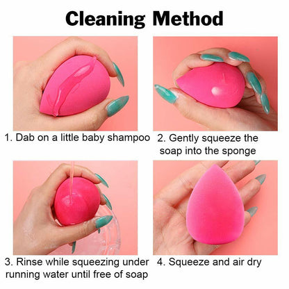 5 Pack of Foundation Blending Makeup Sponges