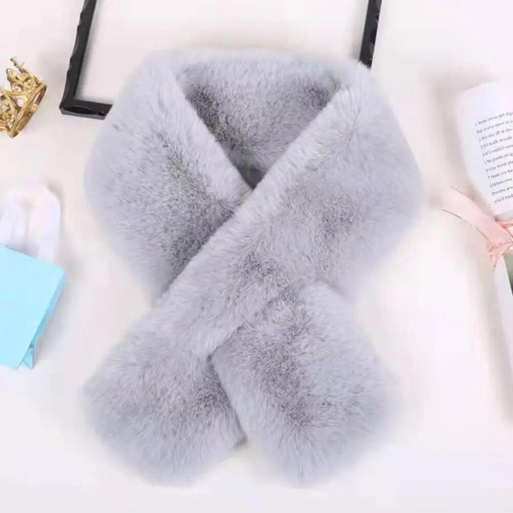Double Sides Real Rex Rabbit Fur Scarf Neck Collar Scarves Neckerchief Stole