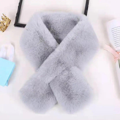 Double Sides Real Rex Rabbit Fur Scarf Neck Collar Scarves Neckerchief Stole