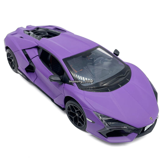 1/24 Lamborghini Revuelto Model Car Diecast Toy Cars Boys Toys for Kids Purple