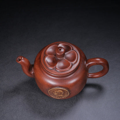 Chinese Yixing Zisha Clay Handmade Exquisite Teapot （文革壶 底款：徐汉棠）