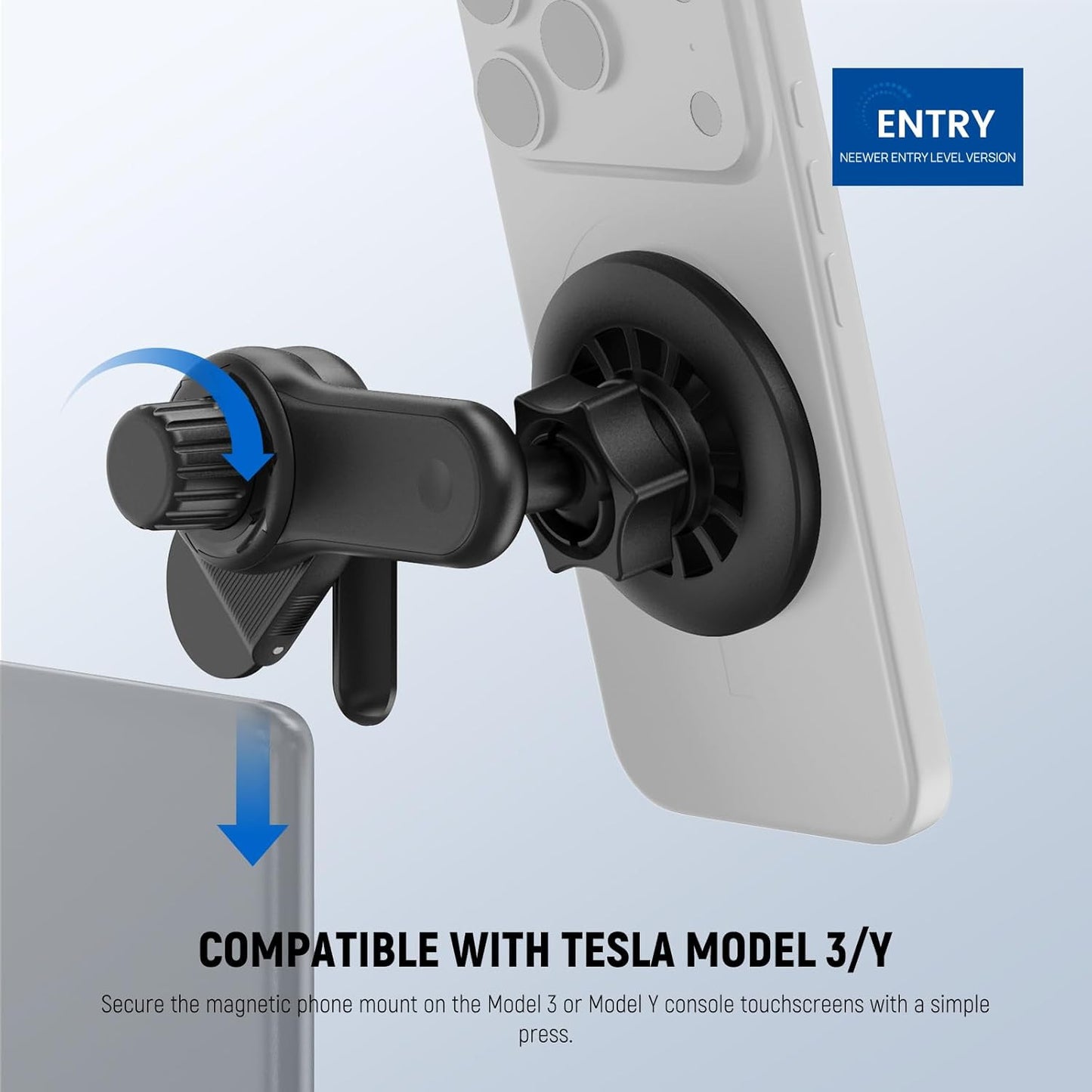 Entry Level Version Magnetic Phone Holder Mount for Your Car Compatible with Tes