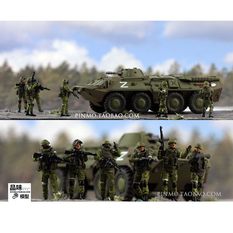 1/72 Russian Special Forces 6 Soldier Model