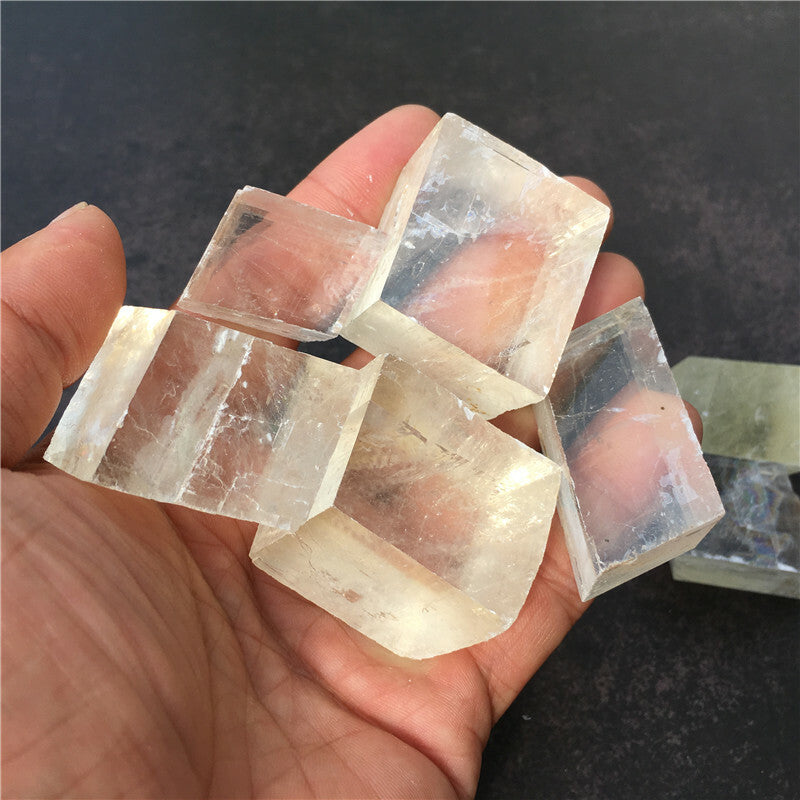2.2LB Iceland Spar Optical Calcite Quartz Crystal Mineral Specimen