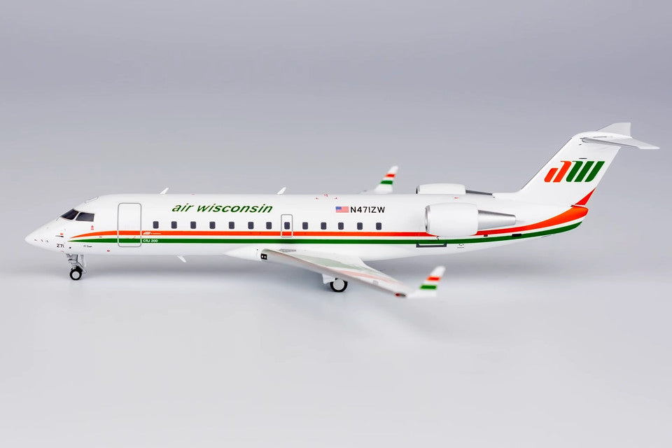 1:200 NG Model Air Wisconsin Bombardier CRJ200LR Passenger Plane Diecast Model