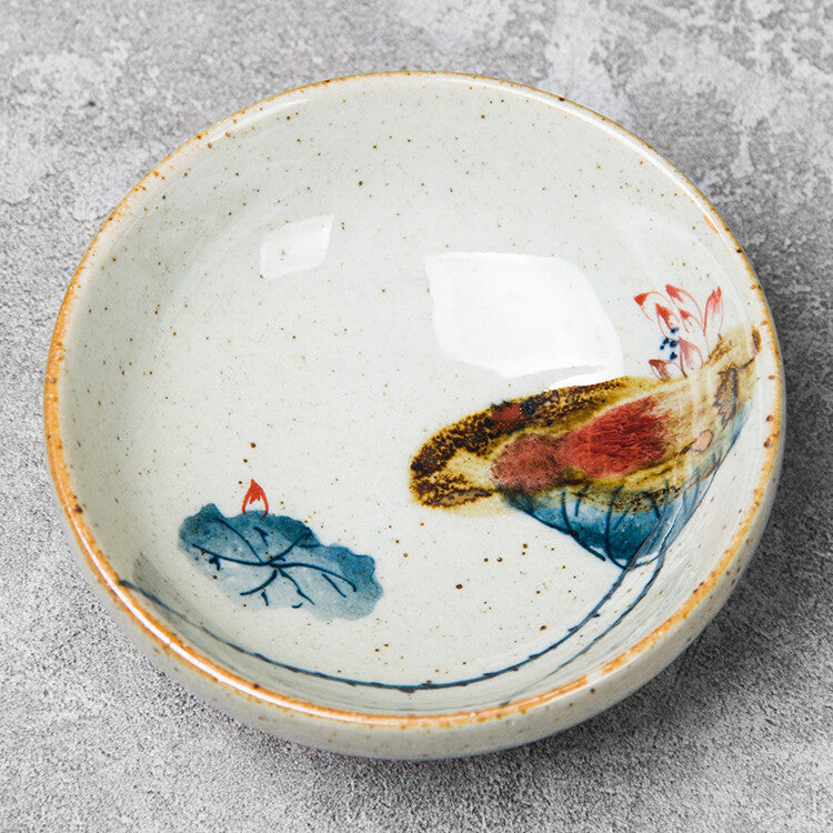 Ceramic Tea Cup Chinese Blue White Glaze Cup Retro Tea Cup Tea Bowl Master Cup