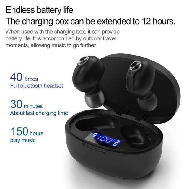 Bluetooth Headset TWS Wireless Earphones Earbuds Stereo Headphone Stereo Sport