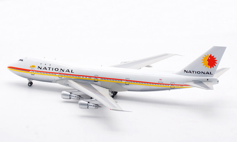 1:200 35CM InFlight NATIONAL BOEING 747-100 Passenger Airplane Diecast Model