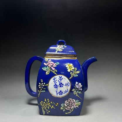 Chinese Yixing Zisha Clay Handmade Exquisite Teapot(大汉方 底款：华凤祥）