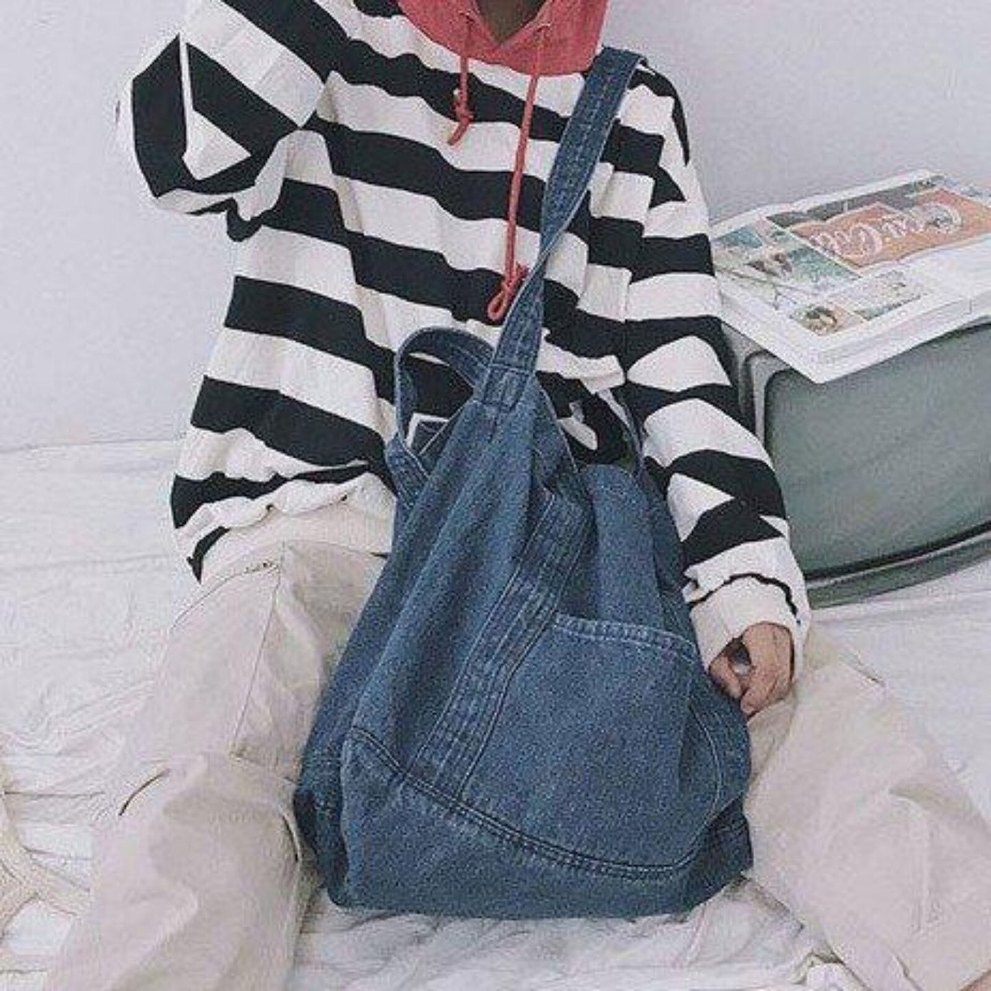 Denim Shoulder Hand Bag Woman Shoulder Bag Crossbody Jeans Bags Women Handbags
