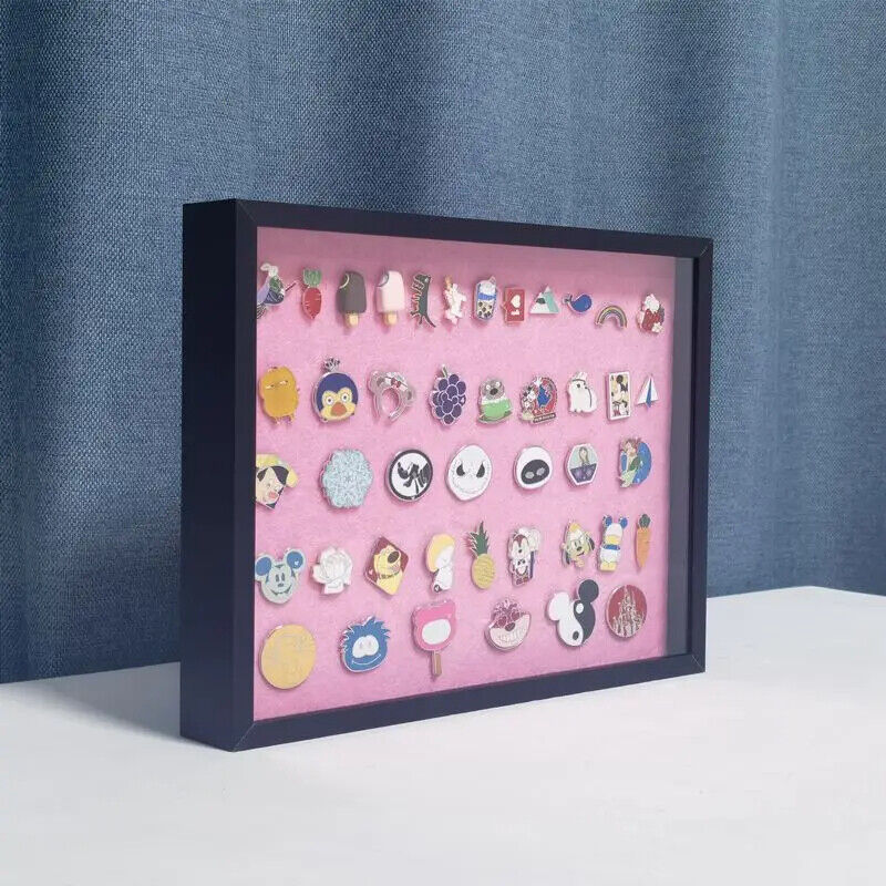 Jewelry Storage Box 2 In 1 Medal Display Frame Brooch Pins Coins Gems Organizers