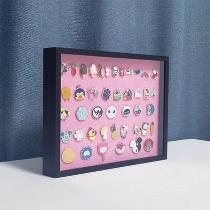 Jewelry Storage Box 2 In 1 Medal Display Frame Brooch Pins Coins Gems Organizers