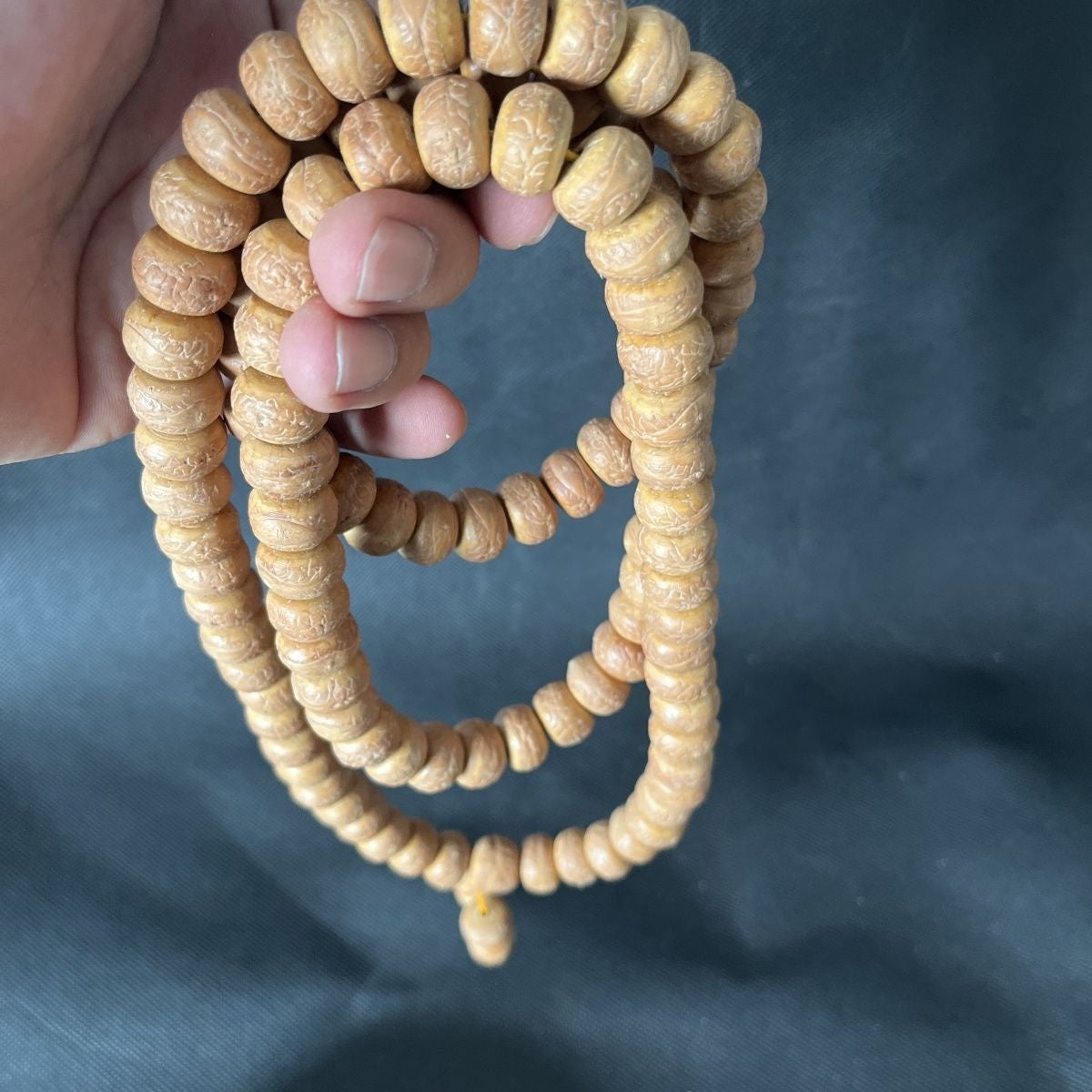 108 Beads Nepal Tibetan Phoenix Eye Bodhi Bracelet Turmeric Skin Mala Universal