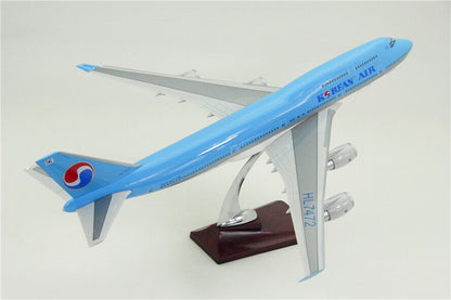 47CM 1:150 KOREAN AIR BOEING 747-400 Passenger Airplane Resin Aircrarft Model