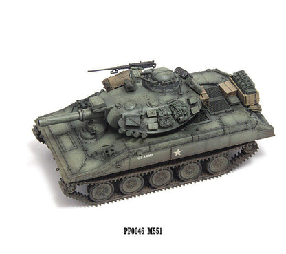 1/72 PP0046 US Sheridan M551 Tank Finished Model Refined Aging+Package