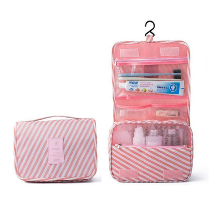 Traveling Cosmetic Bag Nylon Waterproof Makeup Purse Storage Pouch 24*9*18.5 CM