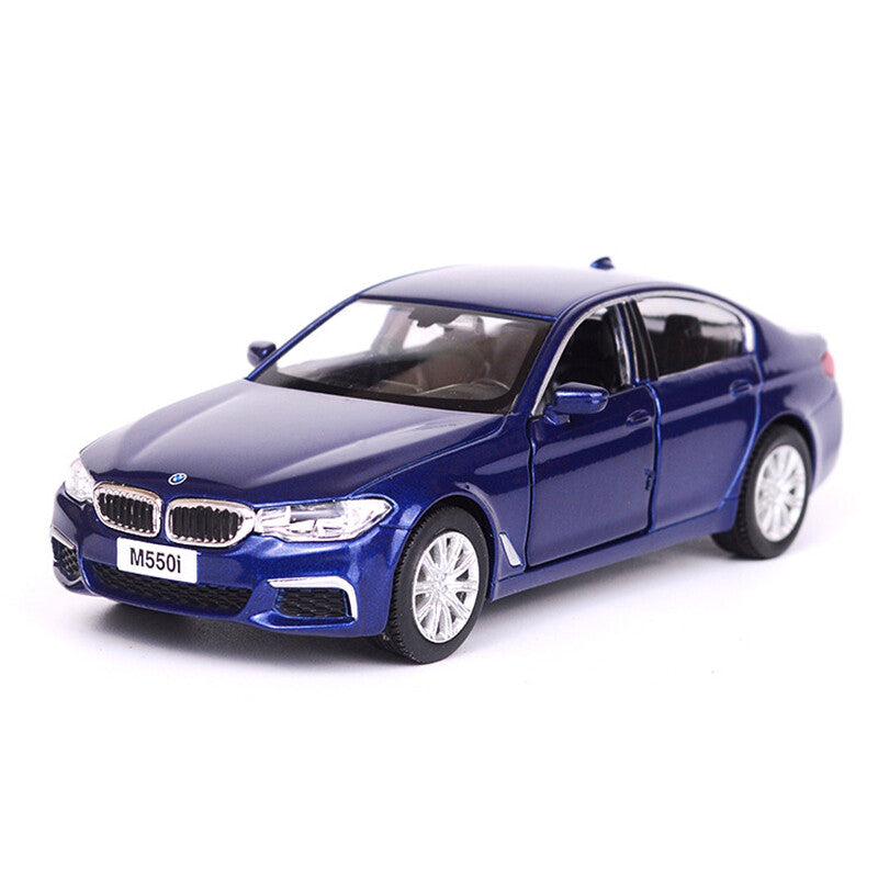 1/36 BMW M550i Model Car Diecast Toy Vehicle Toys for Boys Kids Gifts Blue