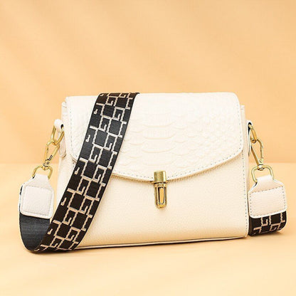 Genuine Leather Tote Bag Luxury Shoulder Bag Messenger Handbag Crossbody Square