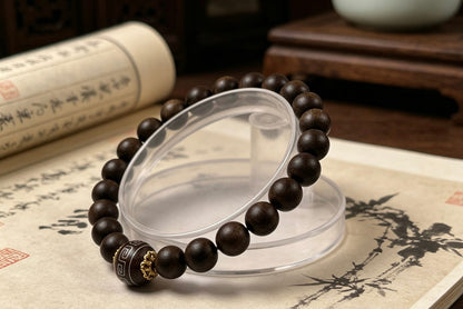 8mm Chinese Natural Eaglewood Handmade Exquisite Bracelets 31270