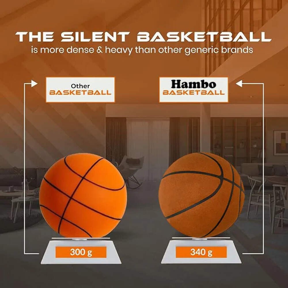 Silent Basketball Indoor Foam | Quiet Bounce Training Ball