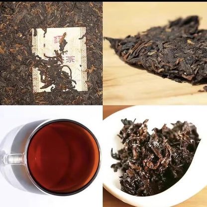 2021 TAETEA Dayi 7552 Menghai Yunnan Ripe Puerh Tea Puer Old Black Tea 357g -