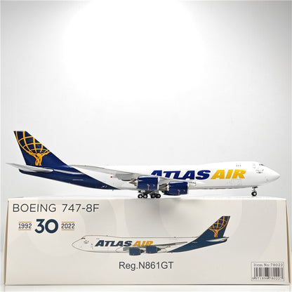 1:400 NG Model ATLAS AIR BOEING B747-8F Airplane Plane Diecast Aircraft Model