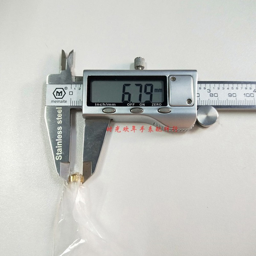 1Pc Silver Stainless Watch Crown For NH35 NH36 Watch Movement Replace Accessory