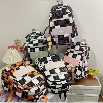 Cute Large Backpack Waterproof Nylon Schoolbag Laptop Traveling Bags 42*29*14 CM