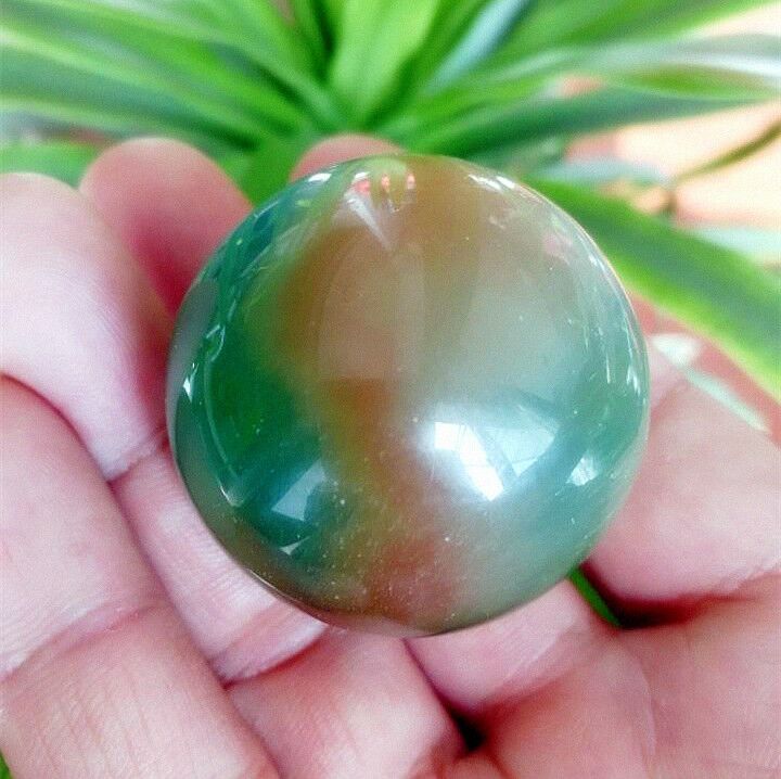 Beautiful ASIAN QUARTZ CAT EYE CRYSTAL HEALING BALL SPHERE 40-100MM