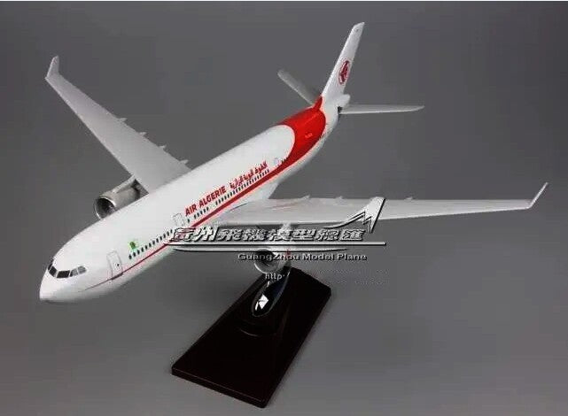 40CM Air Algerie AIRBUS A330 Passenger Airplane 7T-VJV Resin Aircrarft Model