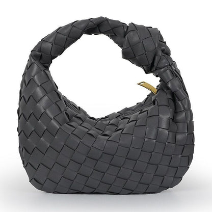 Golden Zipper Bag Synthetic Leather Tote Shoulder Bag Crossbody Handbag 26*24 CM