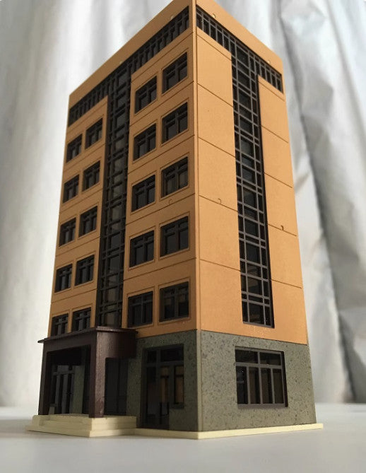 1/150 N Scale Train Railway Modern City Tall Business Building Model