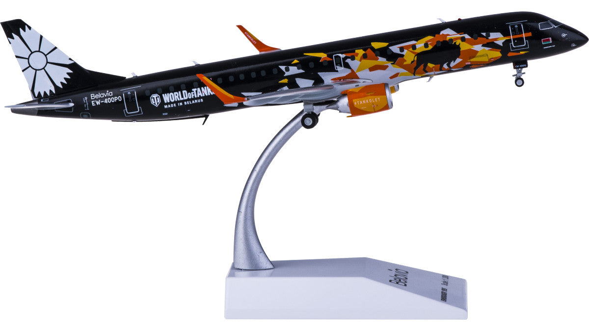 1:200 JC Wings Belavia Embraer ERJ-190 Passenger Airplane Diecast Aircraft Model