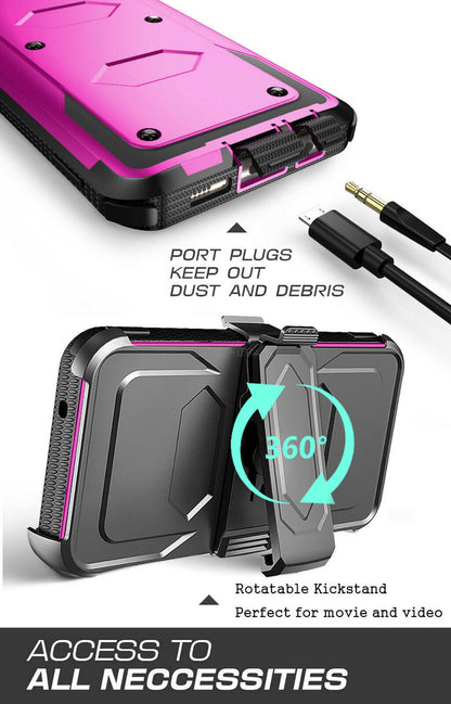 For Samsung Galaxy Note98 Shockproof Case, w/ Belt Clip Stand Rugged Phone Cover