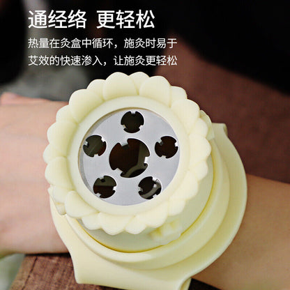 1pc Chinese Moxibustion Tool Moxa Pot Wormwood Box Massage Mugwort Tools 艾灸艾条艾草