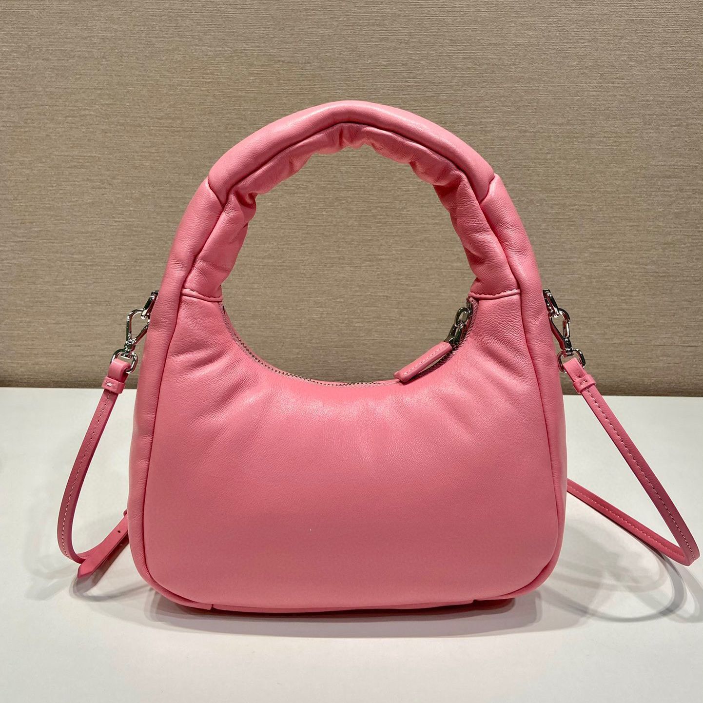 Luxury One Shoulder Handbag Mini Sheepskin Underarm Bag Wallet Crossbody Purse