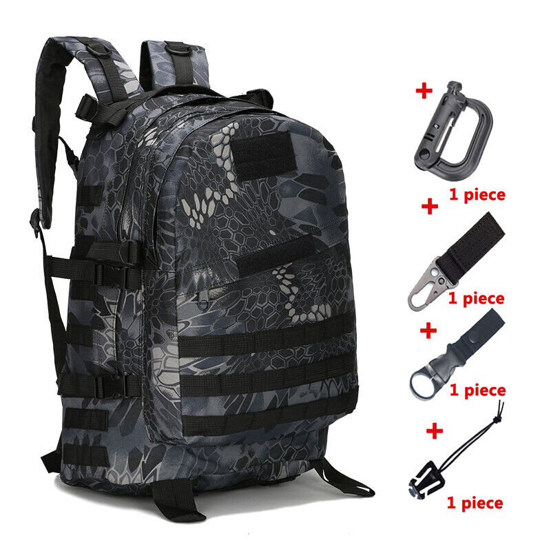 40L Military Tactical Bag Backpack Camping Travel Hiking Hunting Camo Bags