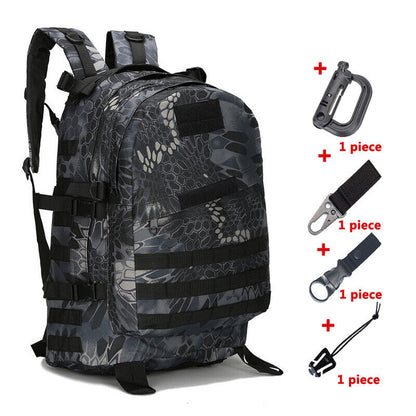 40L Military Tactical Bag Backpack Camping Travel Hiking Hunting Camo Bags